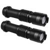 6PCS 25000LM Tactical LED Flashlight IPX5 Torch Zoomable 3 Modes Pocket Torch Flashlight