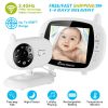 Wireless 2.4GHz Digital LCD Video Baby Monitor Camera 2-Way Talk Night Vision Lullaby Temperature Monitoring For Infant Elders Pet