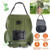 5Gal Solar Heating Camping Shower Bag w/ Removable Hose And Shower Head Portable Shower Bag for Beach Traveling Hiking