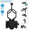 Universal Cellphone Telescope Phone Adapter Mount Binocular Spotting Scope Monocular Phone Cradle Holder 0.98in-1.89in Eyepiece Diameter