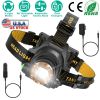 Super Bright Headlamp Adjustable Rechargeable LED Spotlight Floodlight Headlight Torch 3 Light Modes Waterproof Flashlight for Fishing Camping Hiking