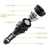Tactical Gun Flashlight Rechargeable LED Flash Lamp Torch Waterproof Hunting Light Picatinny Rail Mount w/ Remote Pressure Switch