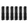 6PCS 25000LM Tactical LED Flashlight IPX5 Torch Zoomable 3 Modes Pocket Torch Flashlight