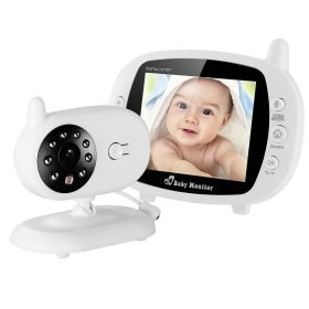 Wireless 2.4GHz Digital LCD Video Baby Monitor Camera 2-Way Talk Night Vision Lullaby Temperature Monitoring For Infant Elders Pet