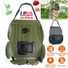 5Gal Solar Heating Camping Shower Bag w/ Removable Hose And Shower Head Portable Shower Bag for Beach Traveling Hiking