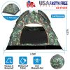 3/4 Person Instant Pop Up Dome Tent Waterproof Camping Tent w/Mosquito Net Doors Bags