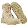 Men's Military Tactical Boots 8 Inch Sand-color Side Zipper US Size 9.5