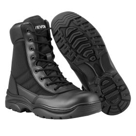 Men's Military Tactical Boots 8 Inch Breathable Side Zipper US Size 9.5