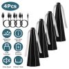 4Pack Fly Table Fans Battery USB Powered Bug Fans Food Fans Fly Table Spinners Traps with Hook for Party BBQ Picnic Camping