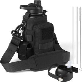 Tactical Water Bottle-32 Oz (Color: Black)